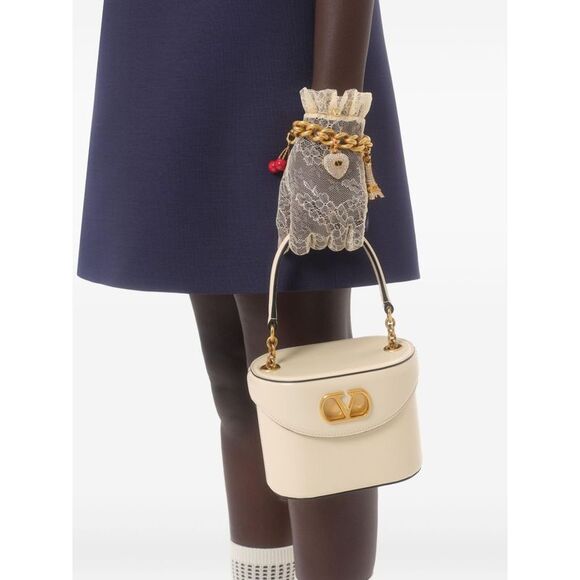 Valentino Women's Short Embroidered Crepe Couture Dress - Picture 7 of 7